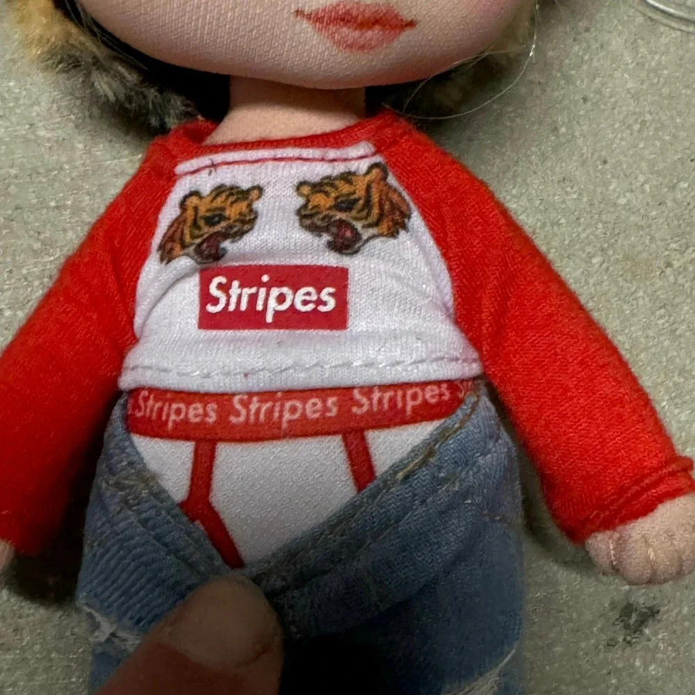 Rainy Dayz Series 1 Doll Stripes Tiger Shirt‎ Denim Shorts Headband Cute